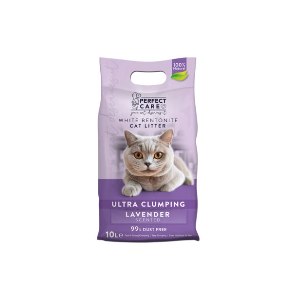 PERFECT CARE ΑΜΜΟΣ ΓΑΤΑΣ ΜΠΕΤΟΝΙΤΗΣ LAVENDER 10L