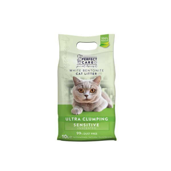 PERFECT CARE ΑΜΜΟΣ ΓΑΤΑΣ ΜΠΕΤΟΝΙΤΗΣ SENSITIVE 10L
