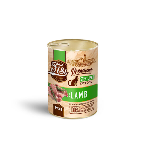 FISI CAT STERILIΖED ΑΡΝΙ ΠΑΤΕ 400gr