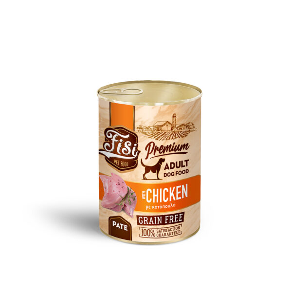 FISI DOG ADULT ΚΟΤΟΠΟΥΛΟ ΠΑΤΕ 400gr