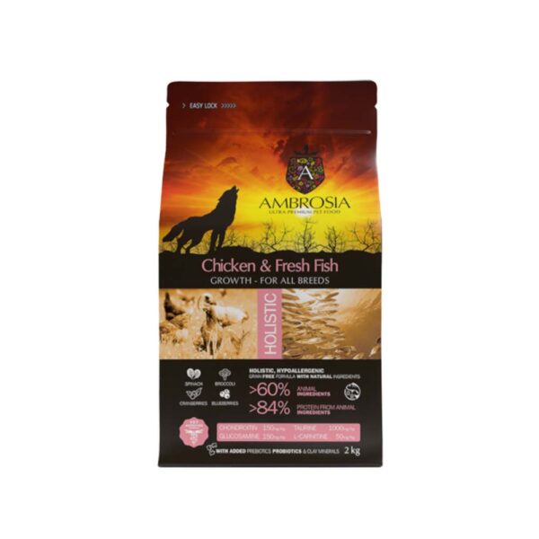 Ambrosia Ambrosia Puppy - Chicken & Fish  6kg