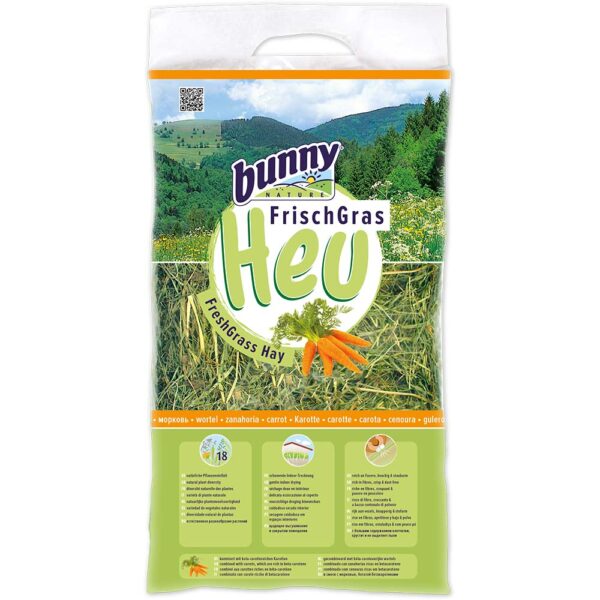 ΧΟΡΤΟ FRESH GRASS HAY ΜΕ ΚΑΡΟΤΟ 500gr