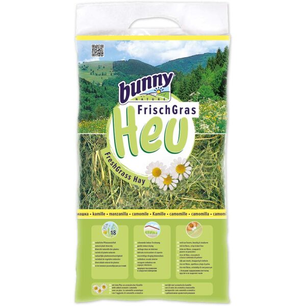 ΧΟΡΤΟ FRESH GRASS HAY ΜΕ ΧΑΜΟΜΗΛΙ 500gr
