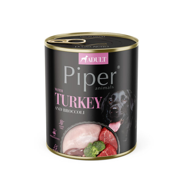 PIPER ADULT ΓΑΛΟΠΟΥΛΑ & ΜΠΡΟΚΟΛΟ (800gr)