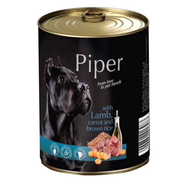 PIPER ADULT ΑΡΝΙ & ΚΑΡΟΤΟ & ΚΑΣΤΑΝΟ ΡΥΖΙ  (400gr)