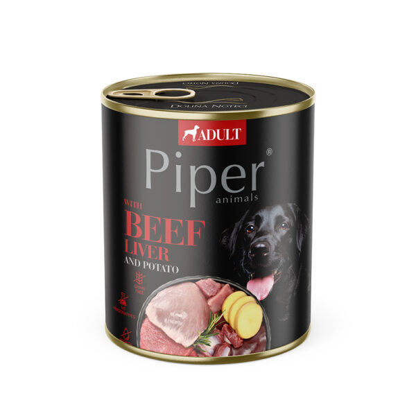 PIPER ADULT ΣΥΚΩΤΙ ΒΟΔΙΝΟΥ & ΠΑΤΑΤΑ (800gr)