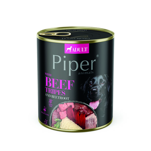 PIPER ADULT ΕΝΤΟΣΘΙΑ ΒΟΔΙΝΟΥ & ΠΑΝΤΖΑΡΙ (800gr)