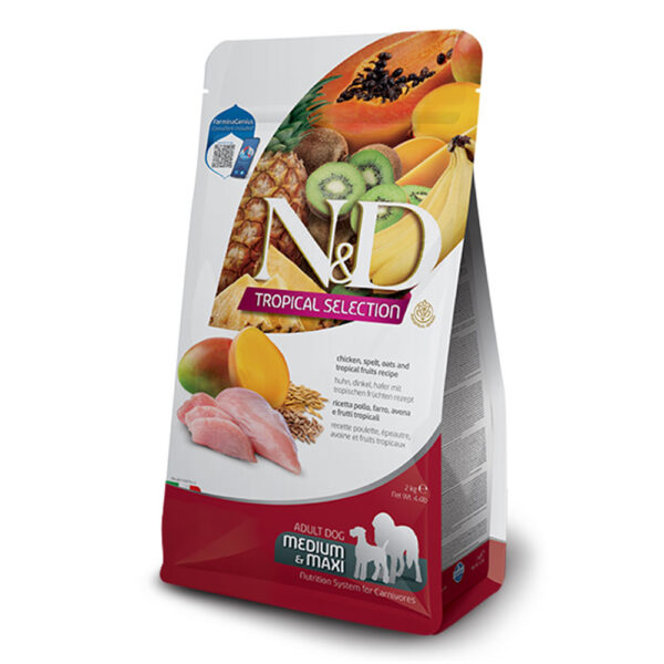 N&D TROPICAL SELECTION CHICKEN  ADULT MED/MAX 2 kg
