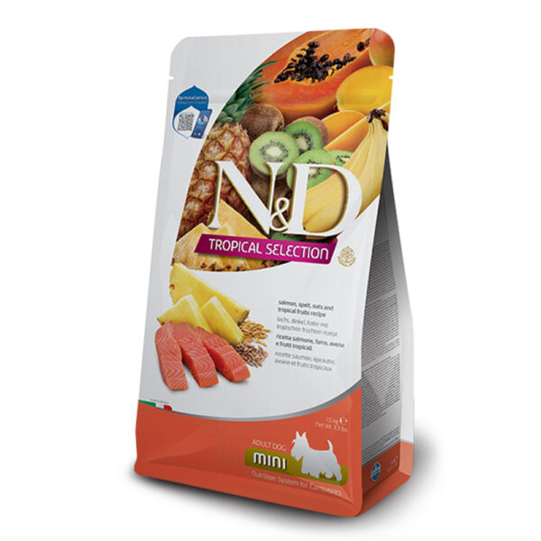 N&D TROPICAL SELECTION SALMON ADULT MINI 5 kg