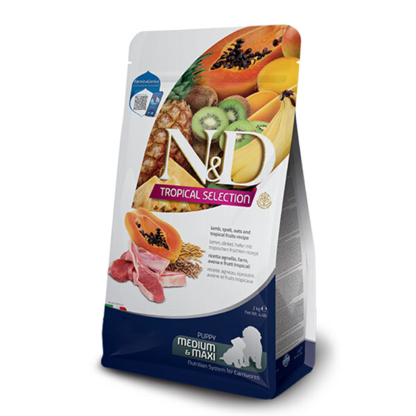 N&D TROPICAL SELECTION LAMB PUPPY MED/MAX 2 kg
