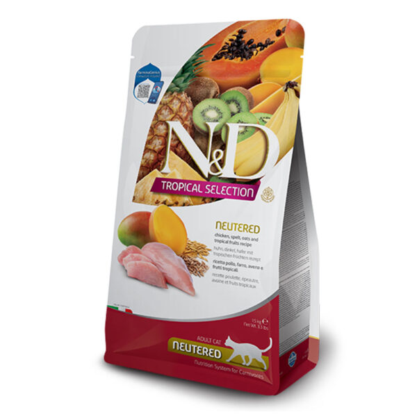 N&D TROPICAL SELECTION CHICKEN NEUTERED 4+1 kg