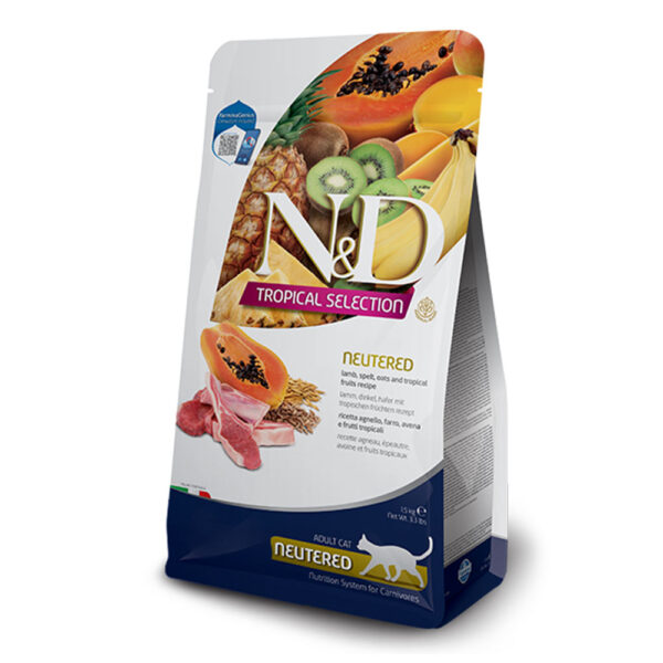 N&D TROPICAL SELECTION LAMB NEUTERED 1,5 kg