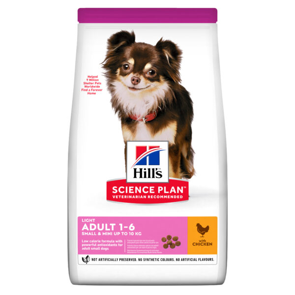 Hill's Science Plan Light Adult Small & Mini Chicken 6kg