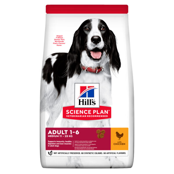 Hill's Science Plan Adult Medium για Σκύλους με Κοτόπουλο 14kg