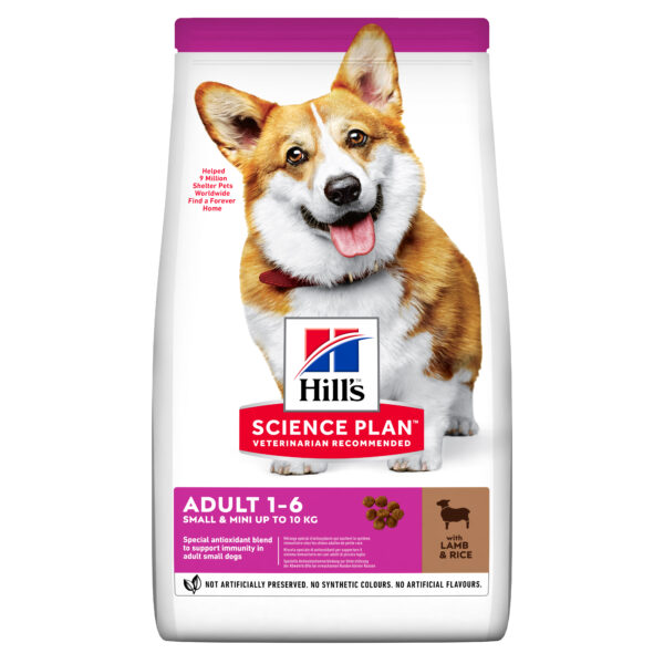 Hill's Science Plan Adult Small & Mini για Σκύλους Αρνί & Ρύζι 1.5kg