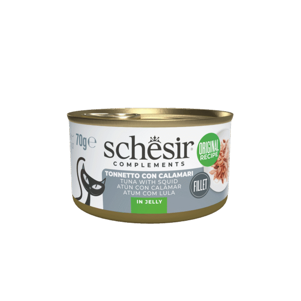 Schesir για Γάτες Ζελέ Τόνος & Καλαμάρι 70gr