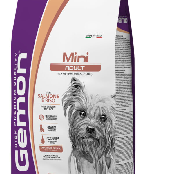 Gemon Adult Mini για Σκύλους με Σολομό & Ρύζι 3kg