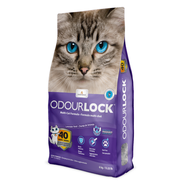 Indersand Odourlock Ultra Premium Clumping Άμμος Γάτας Λεβάντα 6kg