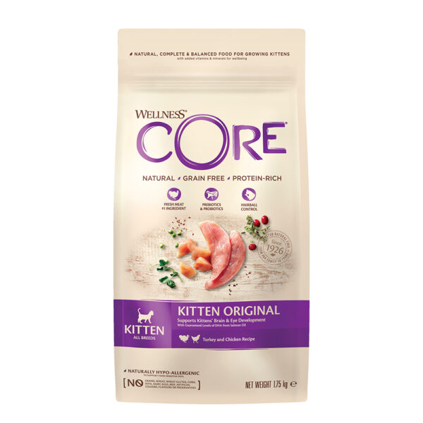 WELLNESS CORE Kitten Turkey & Chicken 1.75kg