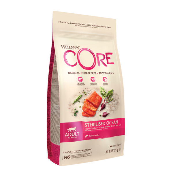 WELLNESS CORE Cat Sterilized Salmon 1.75kg