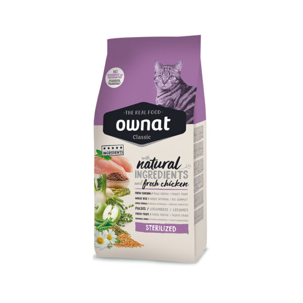 Ownat Classic Cat Sterilized Fresh Chicken 1.5kg