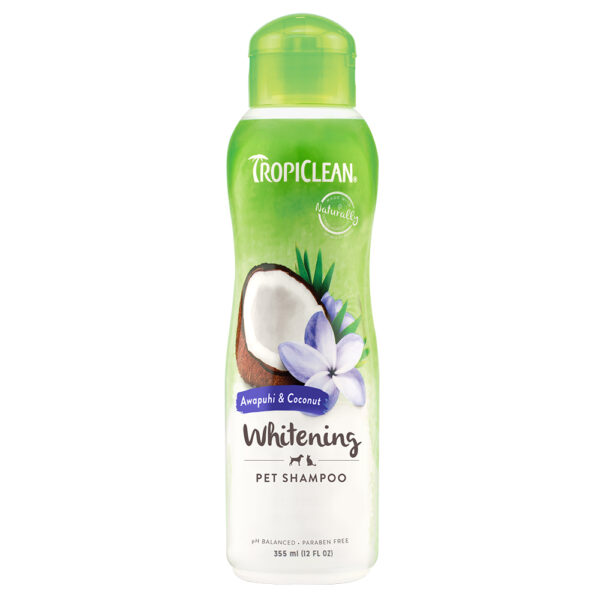 TropiClean Whitening Shampoo Awapuhi & Καρύδα 355ml