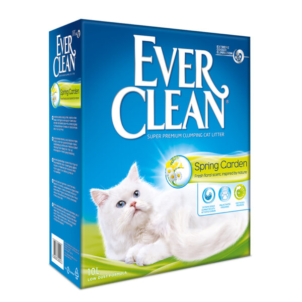 EVER CLEAN Clumping Cat Litter, Spring Garden 10L