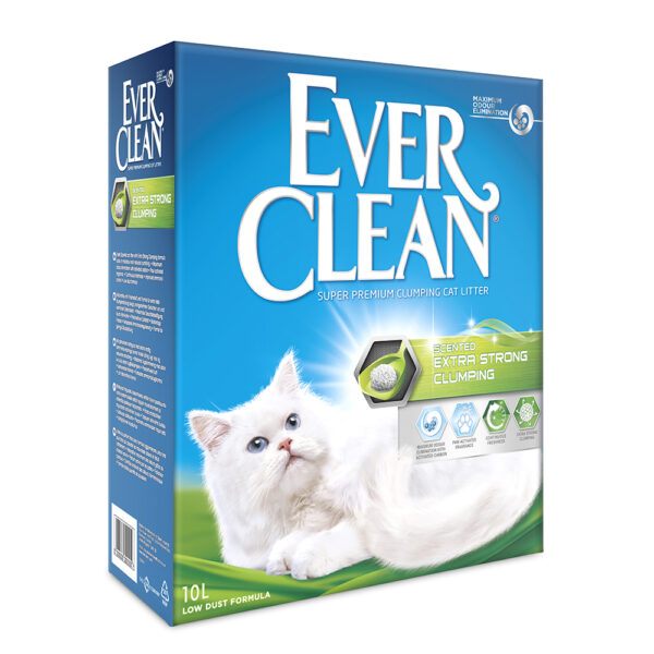 EVER CLEAN Extra Strong Clumping Cat Litter Scented 10L