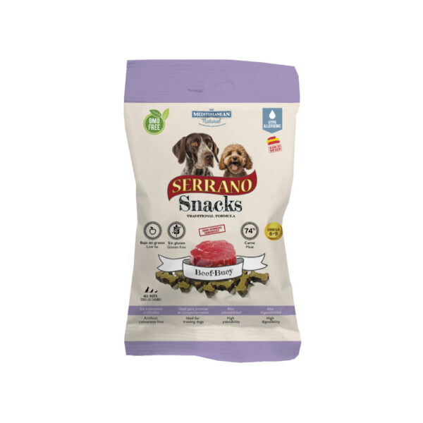 Mediterranean natural Λιχουδιές Serrano σε μικρές μπουκιές με βοδινό 100gr