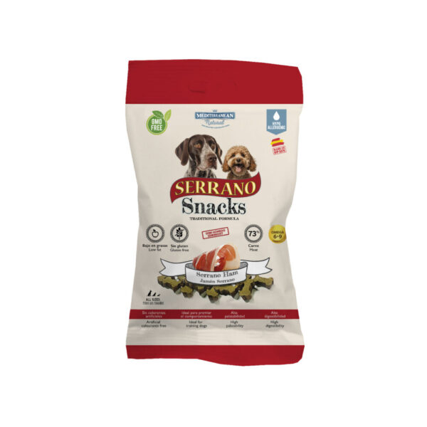 Mediterranean natural Λιχουδιές Serrano σε μικρές μπουκιές με ζαμπόν 100gr