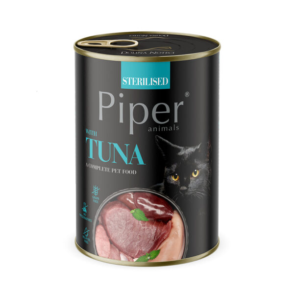 PIPER CAT ADULT STERILISED ΤΟΝΟΣ (400gr)