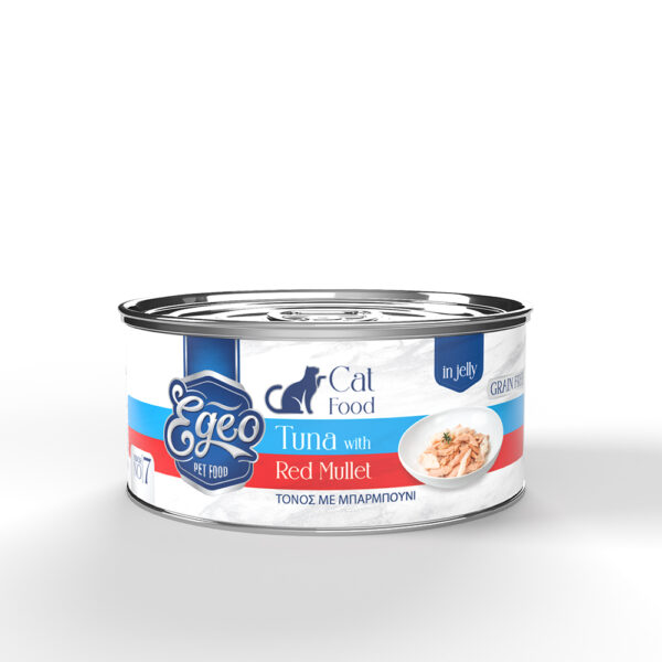 EGEO CAT ADULT  ΤΟΝΟΣ ΜΕ ΜΠΑΡΜΠΟΥΝΙ ΣΕ ΖΕΛΕ 85gr
