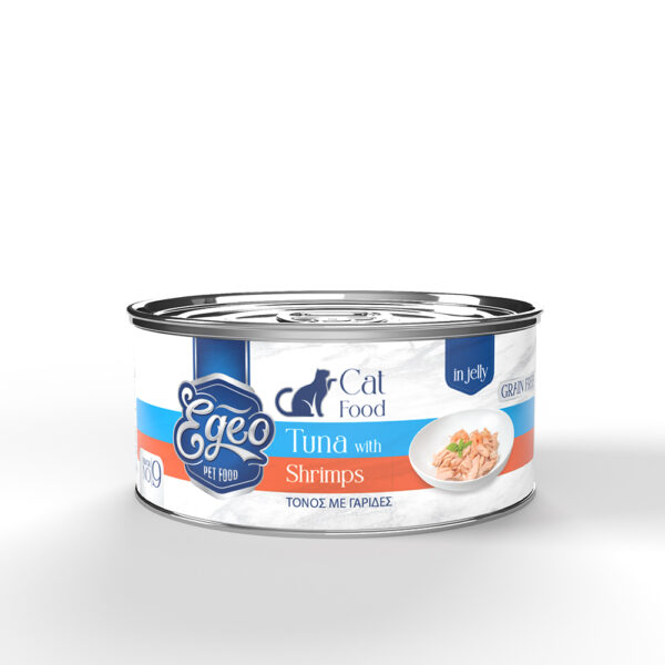 EGEO CAT ADULT  ΤΟΝΟΣ ΜΕ ΓΑΡΙΔΕΣ ΣΕ ΖΕΛΕ 85gr