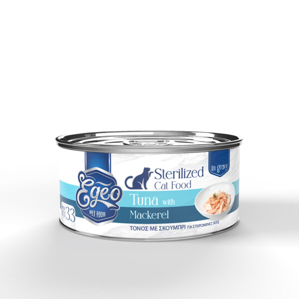 EGEO CAT STERILIZED ΦΙΛΕΤΟ ΤΟΝΟΥ ΜΕ ΣΚΟΥΜΠΡΙ ΣΕ ΣΑΛΤΣΑ 70gr