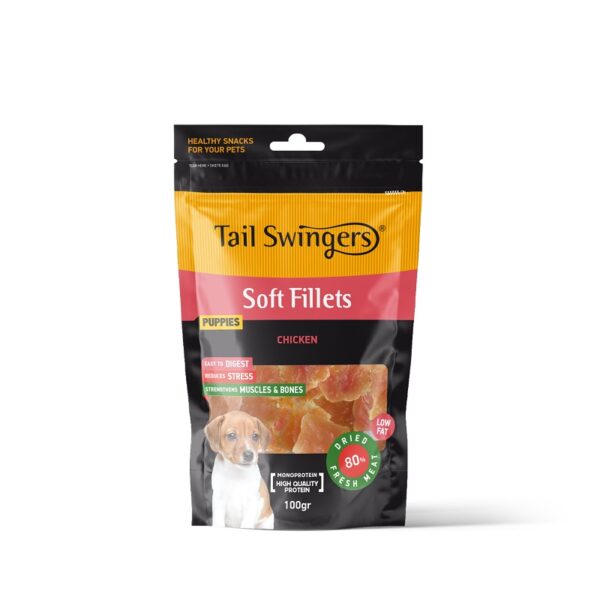 Tailswingers PUPPY PURE CHICKEN SOFT FILLETS 100gr