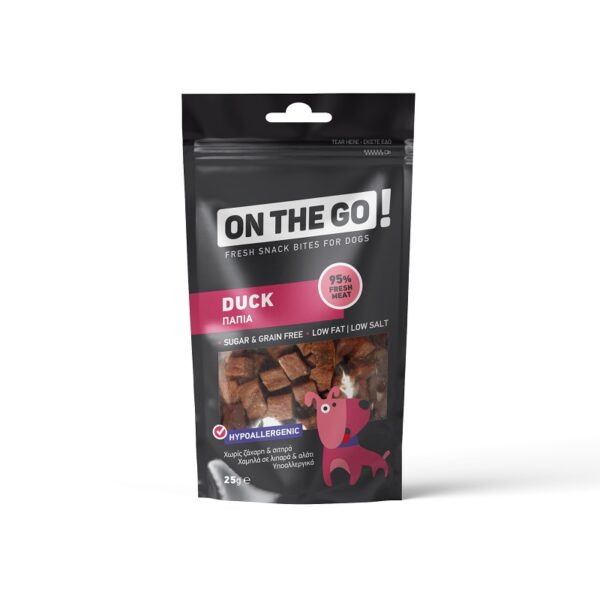ON THE GO BITES DUCK 25gr