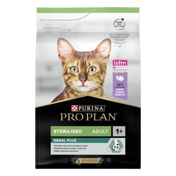 PURINA PRO PLAN STERILISED RENAL PLUS CAT ΓΑΛΟΠΟΥΛΑ 3KG
