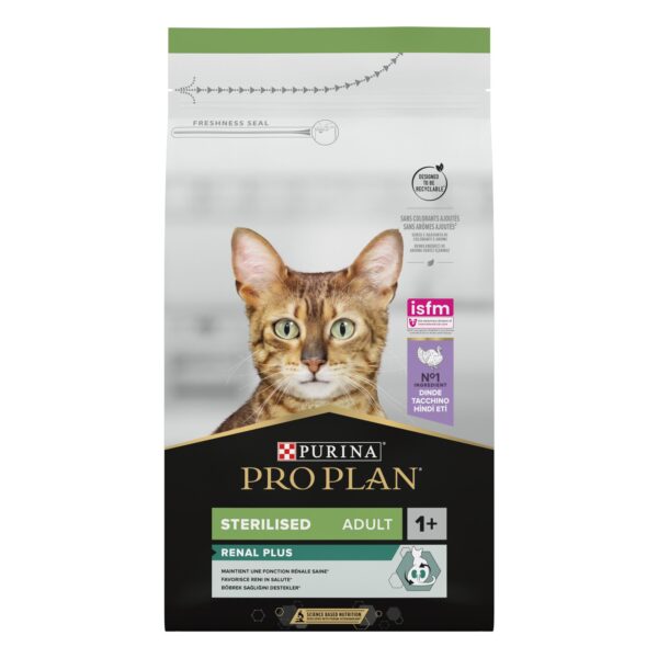 PURINA PRO PLAN STERILISED RENAL PLUS CAT ΓΑΛΟΠΟΥΛΑ 1,5KG