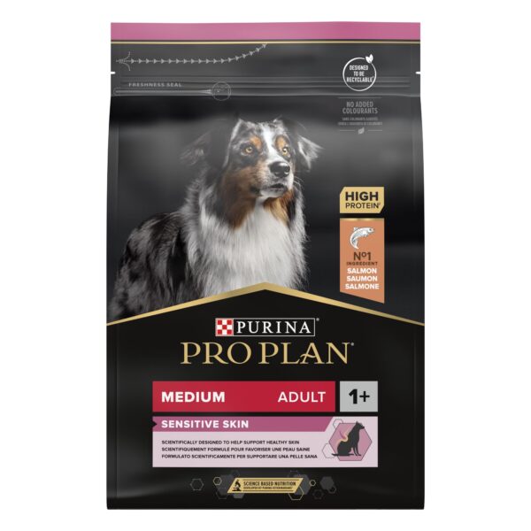 PURINA PRO PLAN DOG MEDIUM ADULT SENSITIVE SKIN 3KG