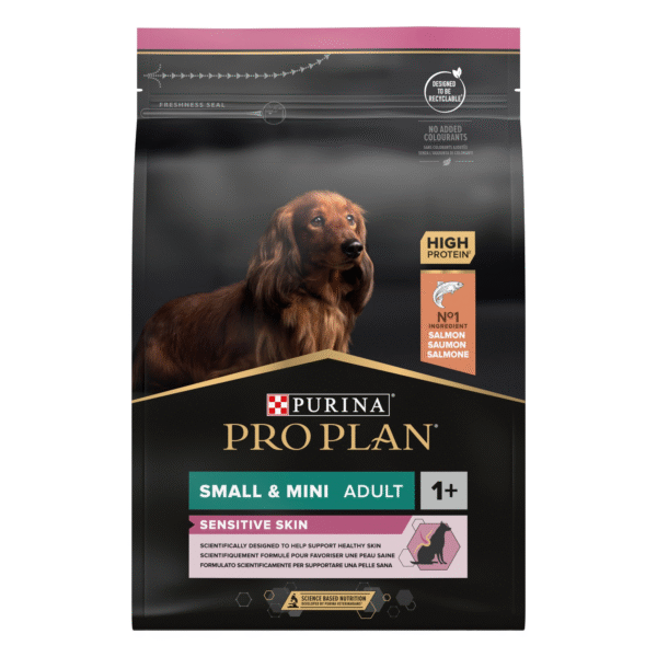 PURINA PRO PLAN DOG SMALL & MINI ADULT SENSITIVE SKIN 3KG