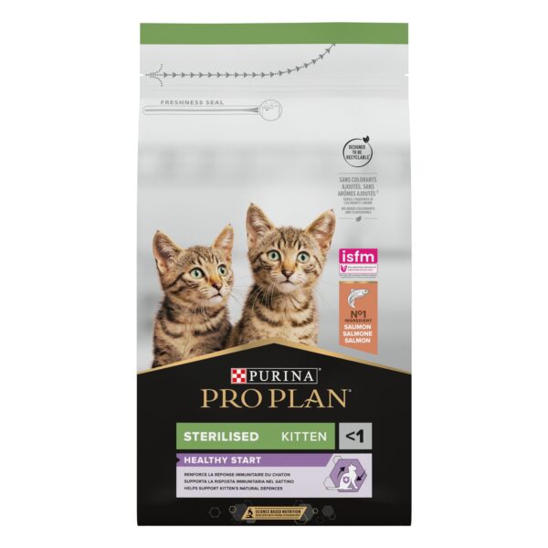 PRO PLAN Kitten Healty Start STERILISED Σολομός 1.5kg