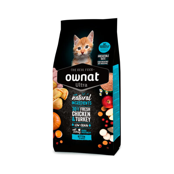 Ownat Ultra Kitten με Κοτόπουλο και Γαλοπούλα 1.5kg