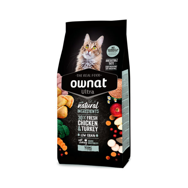 Ownat Ultra Young με Κοτόπουλο και Γαλοπούλα  1.5kg