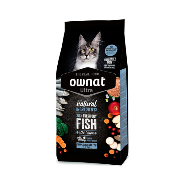 Ownat Ultra Young Sterilized με Ψάρι 1.5kg