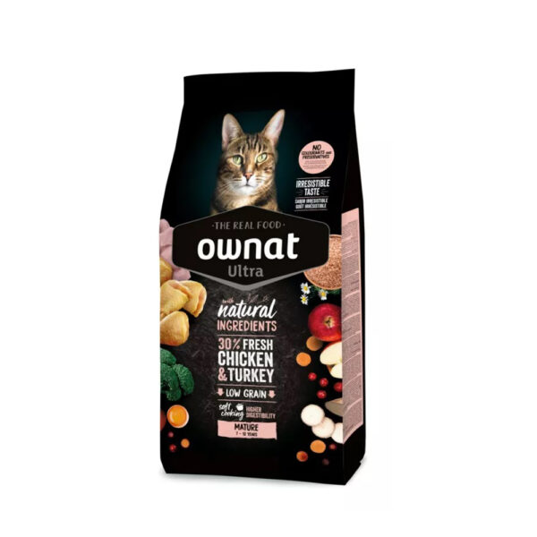 Ownat Ultra Mature με Κοτόπουλο και Γαλοπούλα 1.5kg