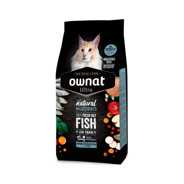 Ownat Ultra Mature Sterilized με Ψάρι 3kg