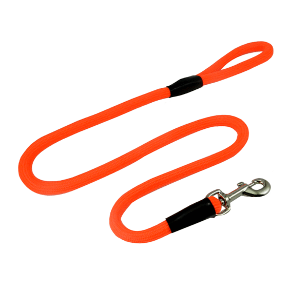 PET INTEREST LEASH ROPE PLAIN ORANGE 15mmx120cm