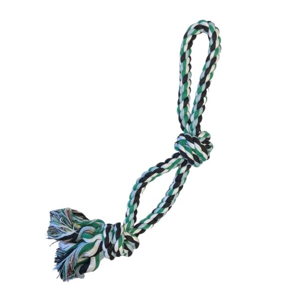 PET INTEREST DOUBLE ROPE COTTON TOY 2 KNOTS 20mm-60cm 480gr