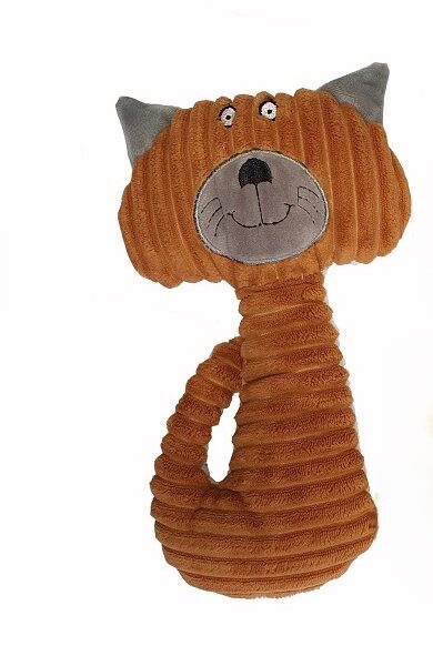 PET INTEREST ZOO FRIENDS NICE KITTY PLUSH TOY Brown 23cm