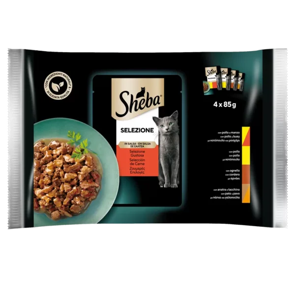 SHEBA ΕΠΙΛΕΓΜΕΝΑ ΚΡΕΑΤΙΚΑ Multipack 4x85g